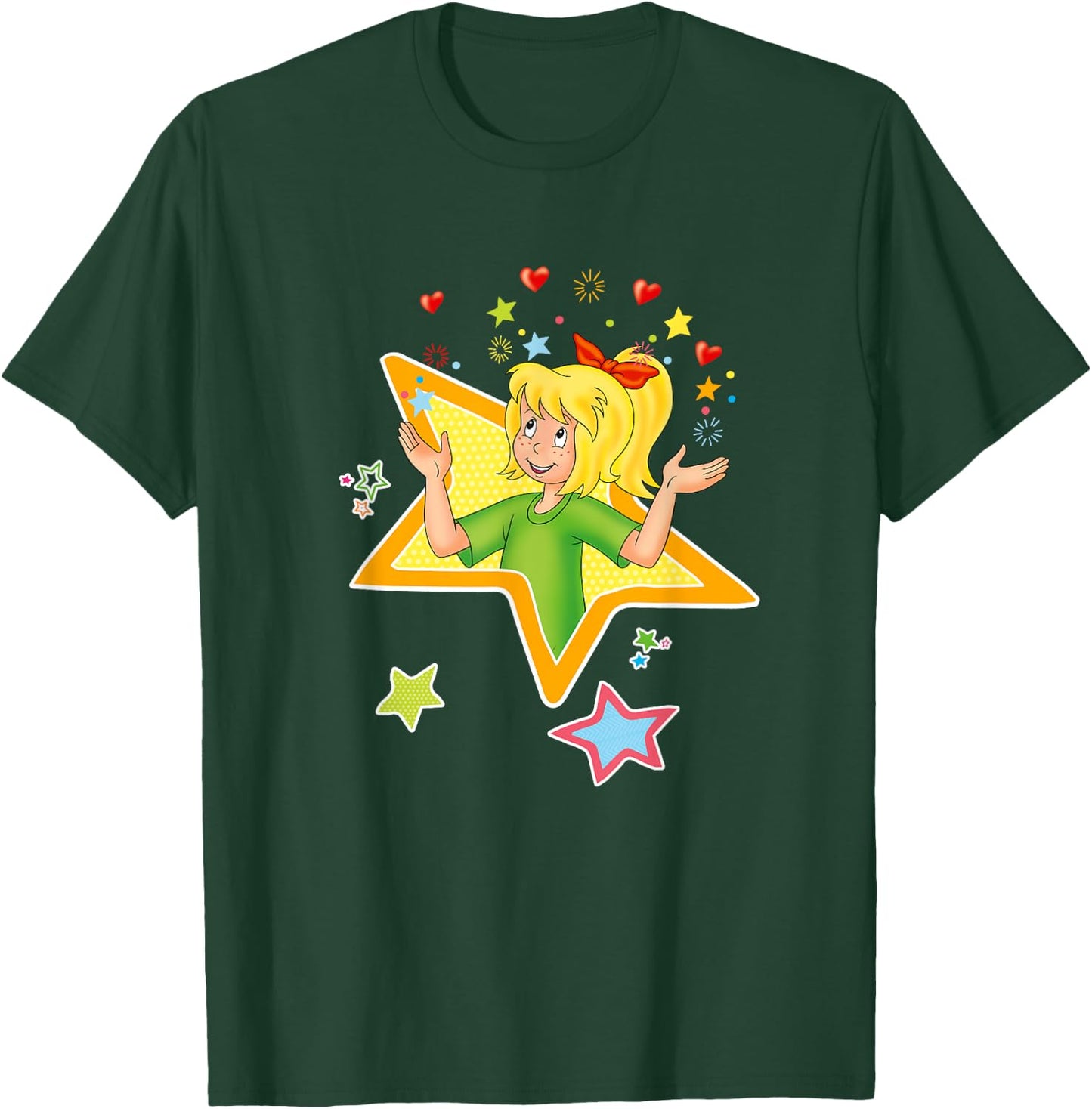 Bibi Blocksberg - Star with Heart , blue T-Shirt - T-Shirt | Forest