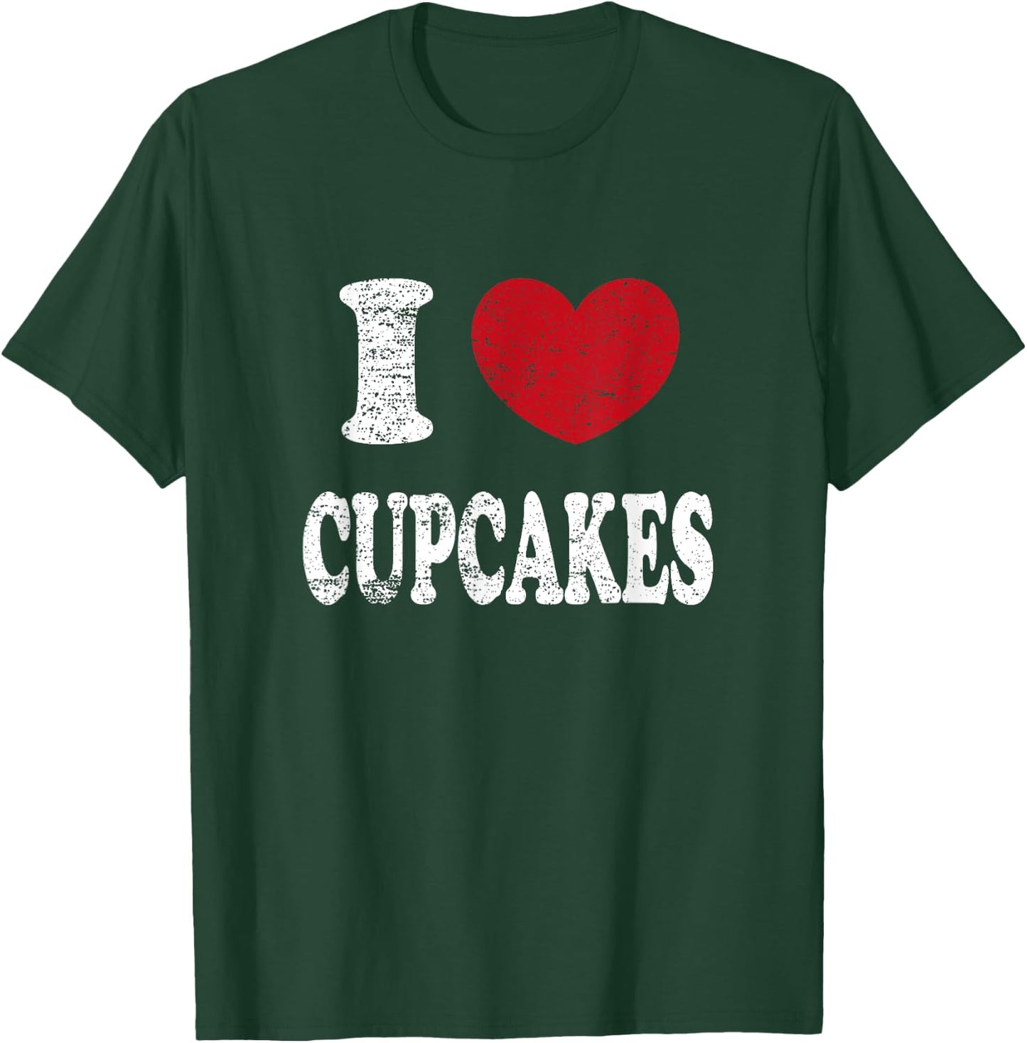 Vintage I Love Cupcakes T-Shirt - T-Shirt | Forest
