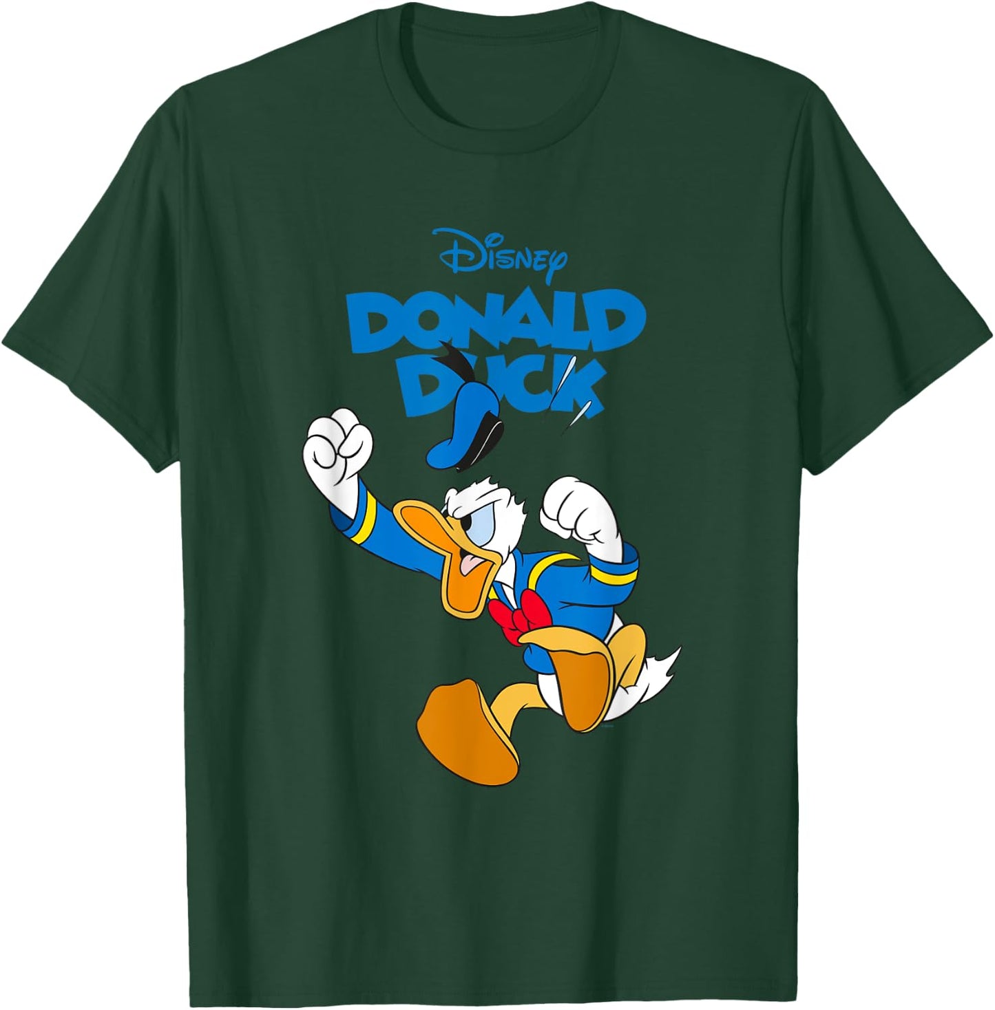 Donald Duck Furious Donald , black T-Shirt - T-Shirt | Forest