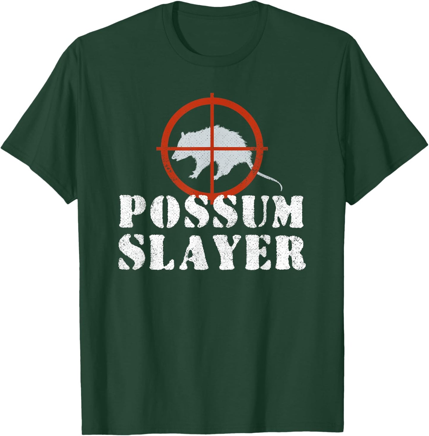 Possum Slayer Opossum Hunting T-Shirt - T-Shirt | Forest