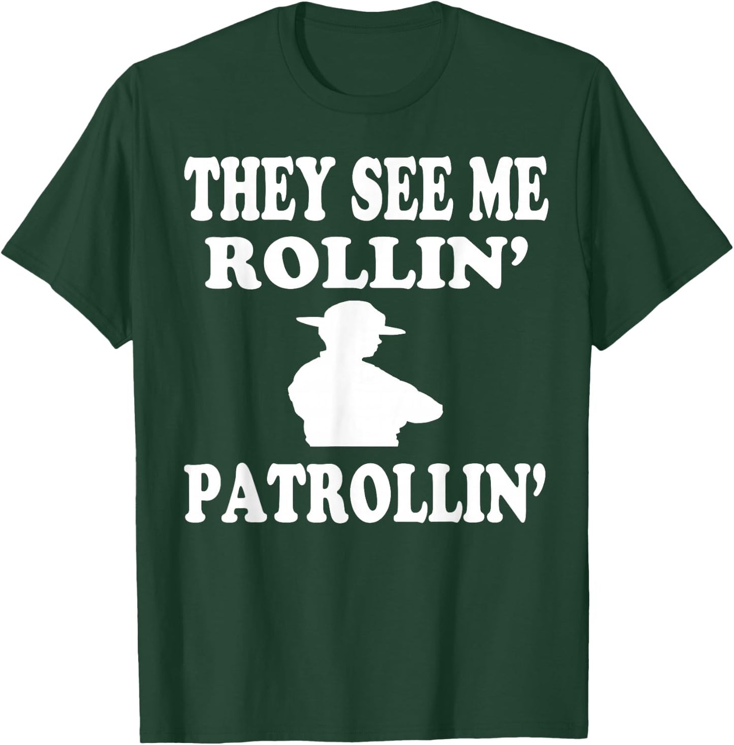 State Trooper Policeman T Shirt Patrolman Gift T-Shirt - T-Shirt | Forest