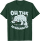 Oh The Humanatee Zookeeper Sea Cow Sea Animal Manatee T-Shirt - T-Shirt | Forest