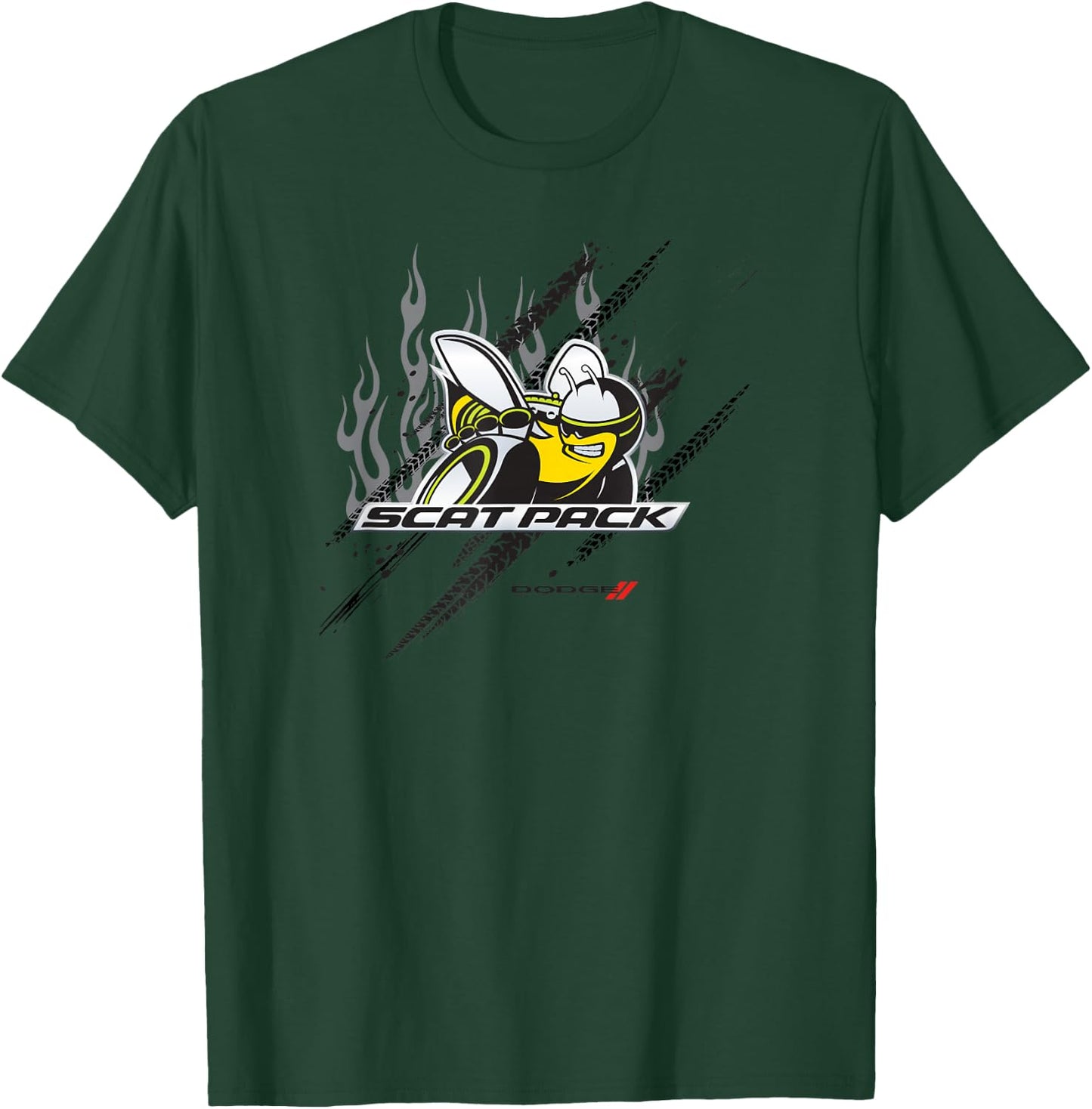 Dodge Scat Pack Marches , grey, S T-Shirt - T-Shirt | Forest