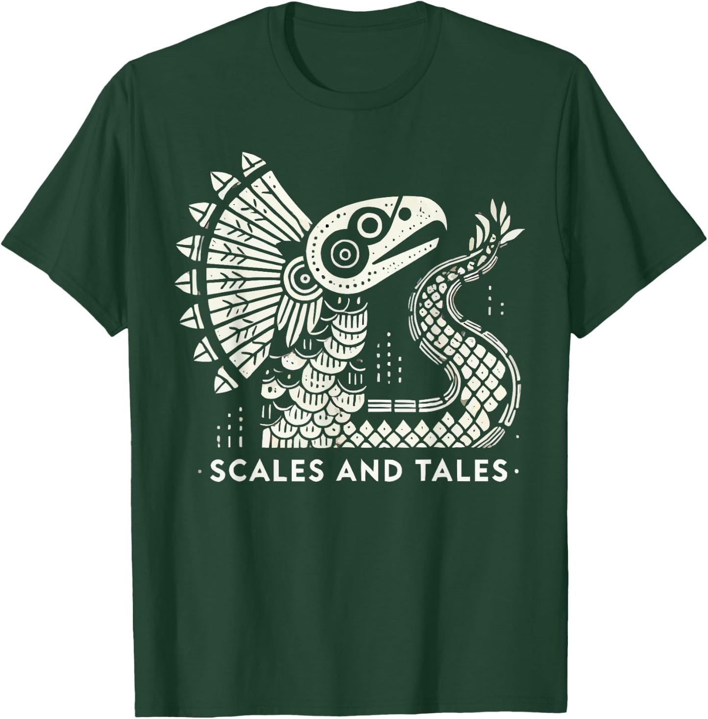 Aztec God Aztec Culture Mayan Indigenous Quetzalcoatl T-Shirt - T-Shirt | Forest