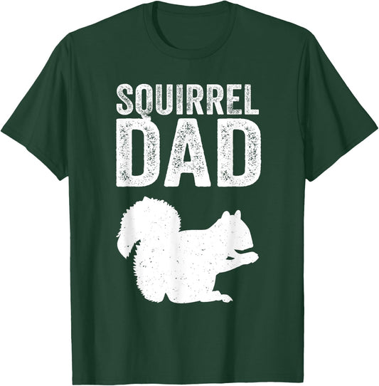 Forest Animal Men Cool Squirrel Dad Father T-Shirt - T-Shirt | Forest