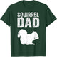 Forest Animal Men Cool Squirrel Dad Father T-Shirt - T-Shirt | Forest