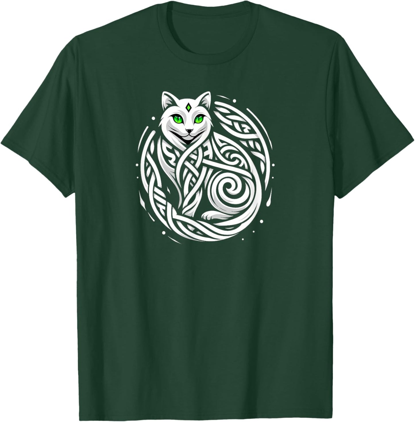 Cute Celtic Cat T-Shirt - T-Shirt | Forest