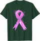 Pink Ribbon Breast Cancer Awareness Breast Cancer Walk T-Shirt - T-Shirt | Forest