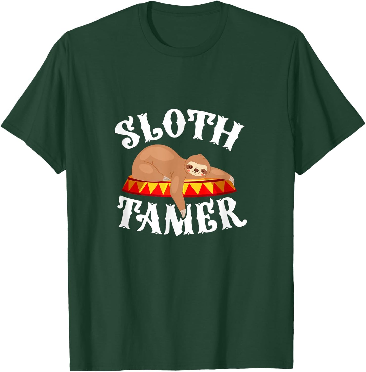 Sloth Tamer Circus Carnival Costume Lazy Sloths T-Shirt - T-Shirt | Forest