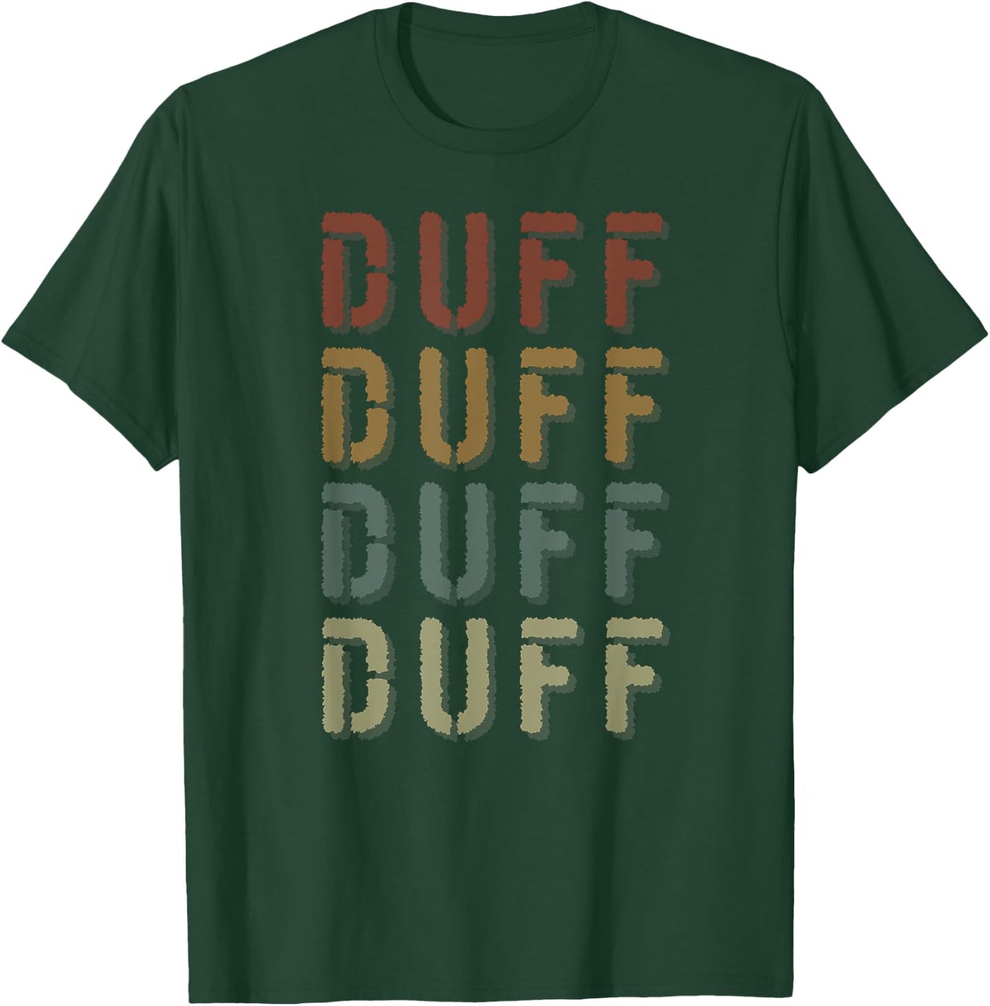 Vintage Style Duff Name Funny Love Heart Duff T-Shirt - T-Shirt | Forest