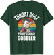 Throat Goat Professional Gobbler Funny Retro Gag Adult Humor T-Shirt - T-Shirt | Forest