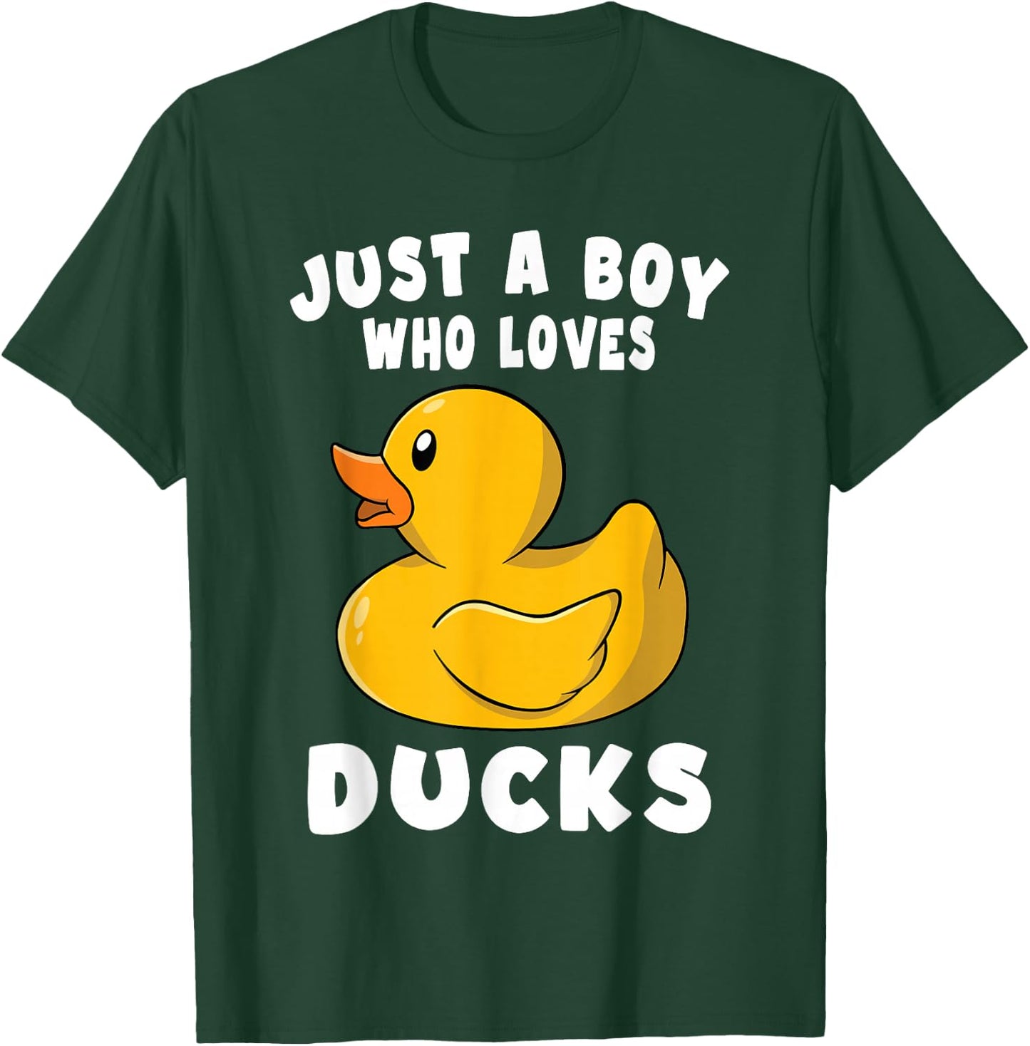 Just a Boy Who Loves Ducks T-Shirt - T-Shirt | Forest