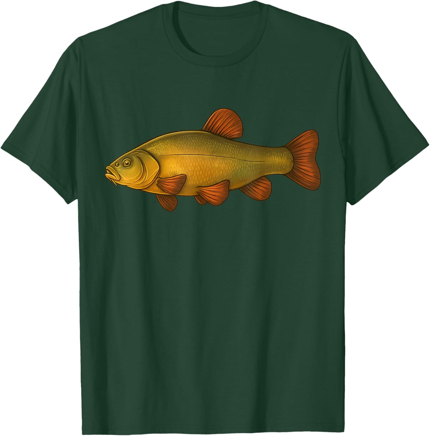 Gift Fishing Tench Fisherman Freshwater Fish T-Shirt - T-Shirt | Forest