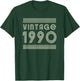 Vintage 1990 T Shirts Retro Funny 1990 Birthday T-Shirt - T-Shirt | Forest