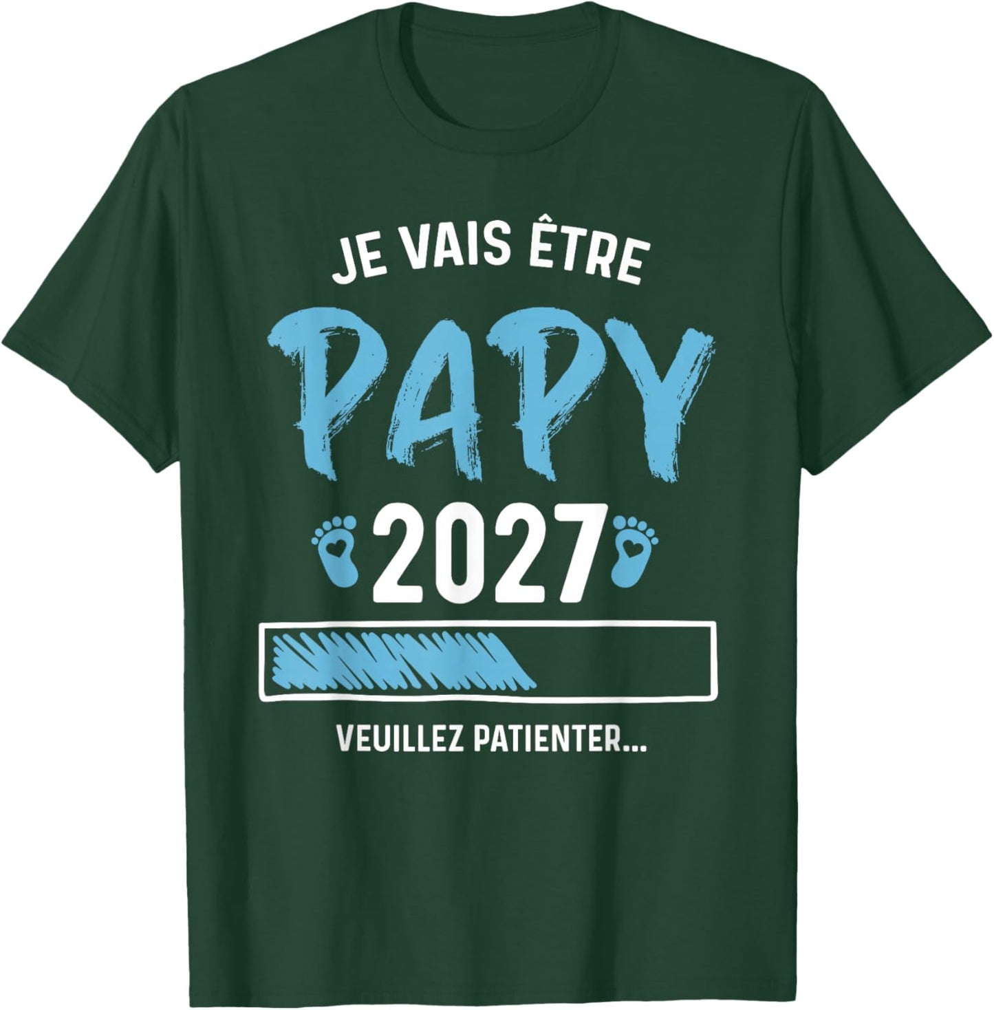 Homme Futur Papy 2027 Annonce Grossesse Paypy 2027 T-Shirt - T-Shirt | Forest