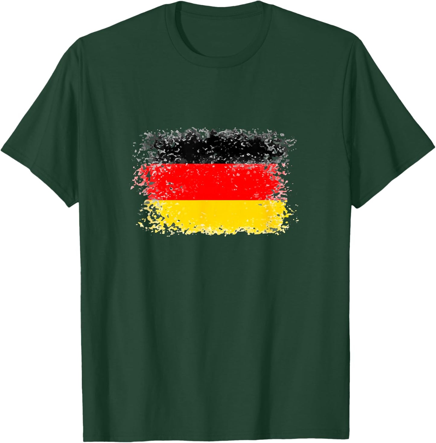 German Flag – I love Germany – Map of Germany , Black, S T-Shirt - T-Shirt | Forest