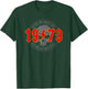 1973 Vintage Birthday Rock and Roll Heavy Metal , black T-Shirt - T-Shirt | Forest