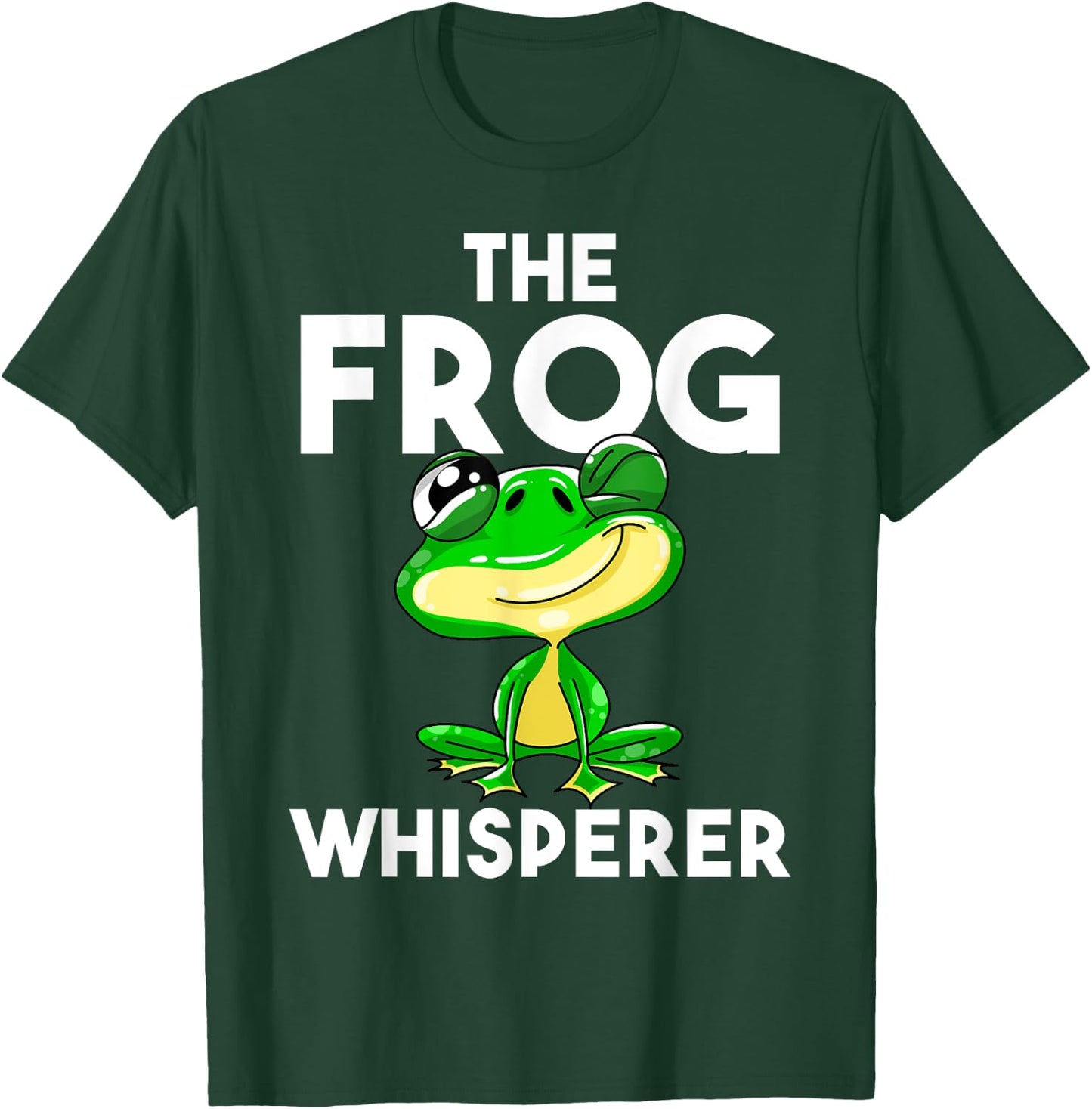 Funny The Frog Whisperer Gift | Cute Bullfrog Fan Boys Girls T-Shirt - T-Shirt | Forest