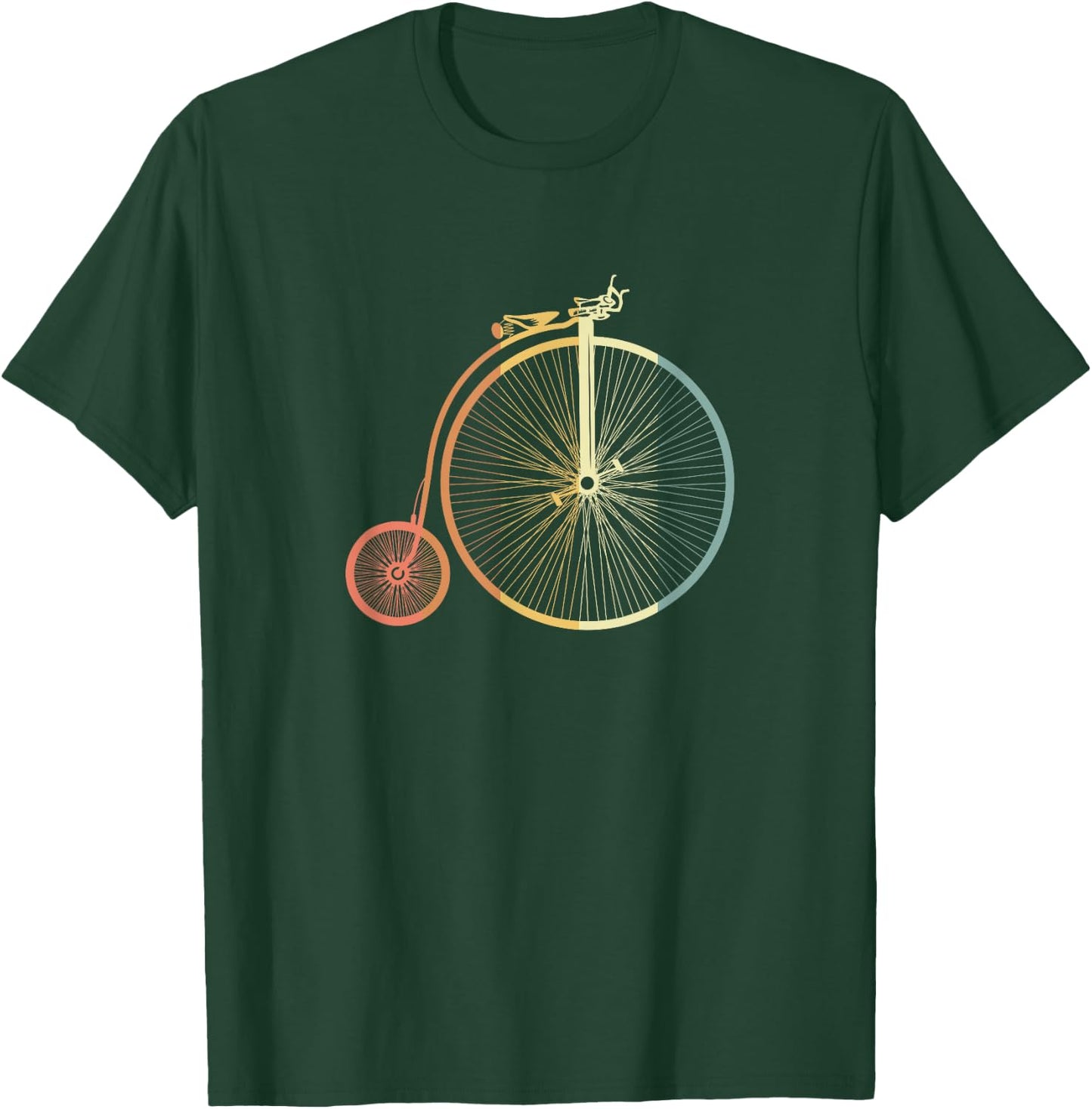 Retro Penny Farthing Vintage Look T-Shirt - T-Shirt | Forest
