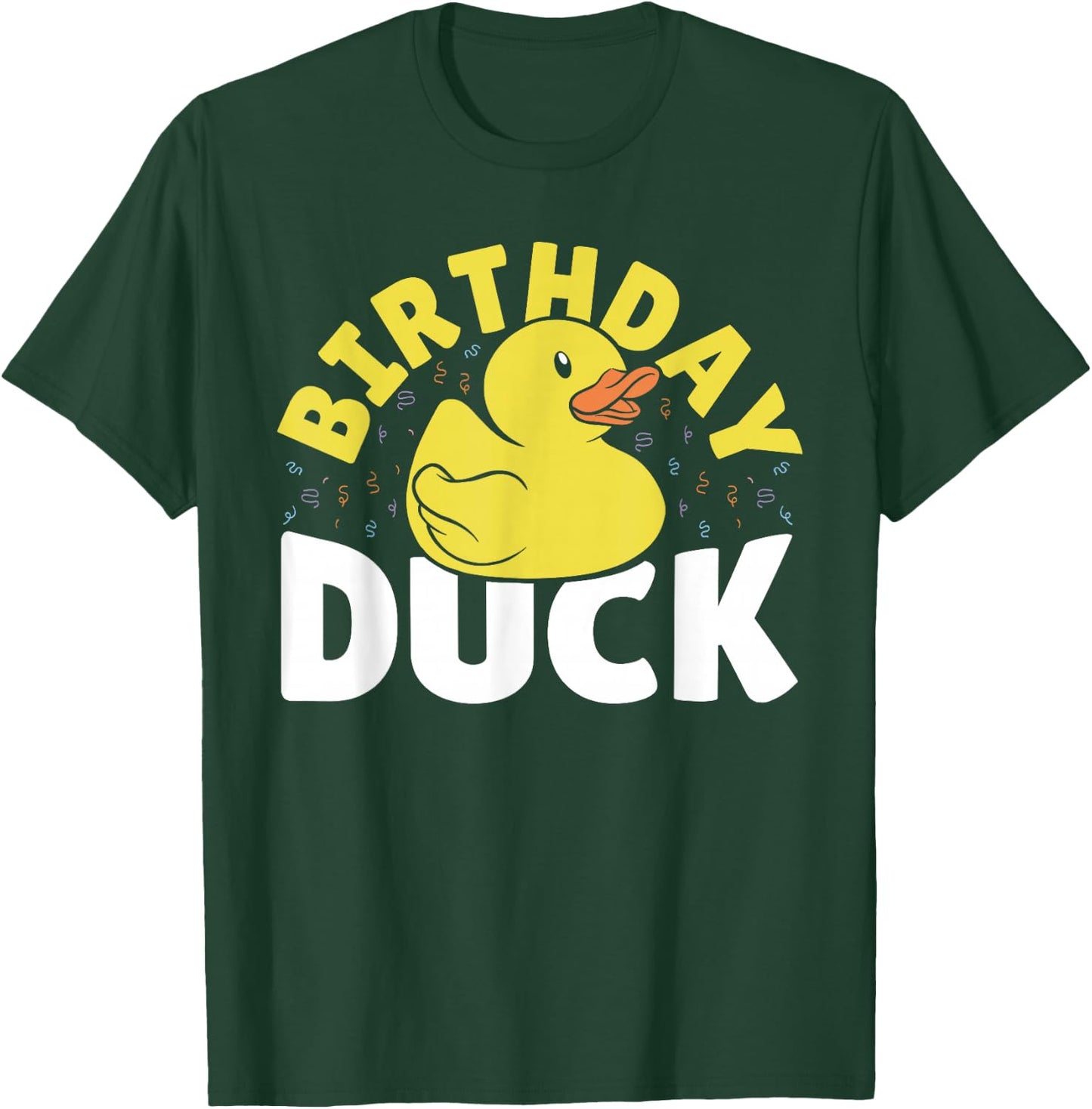 Rubber Duck Birthday Kids - Boy Girl Quack Birthday Duck T-Shirt - T-Shirt | Forest