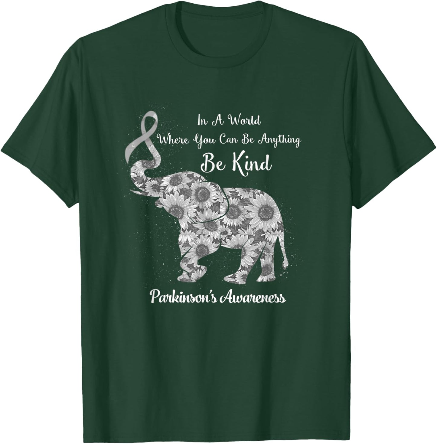 In A World Where You Can Be Anything Be Kind Parkinson's T-Shirt - T-Shirt | Forest