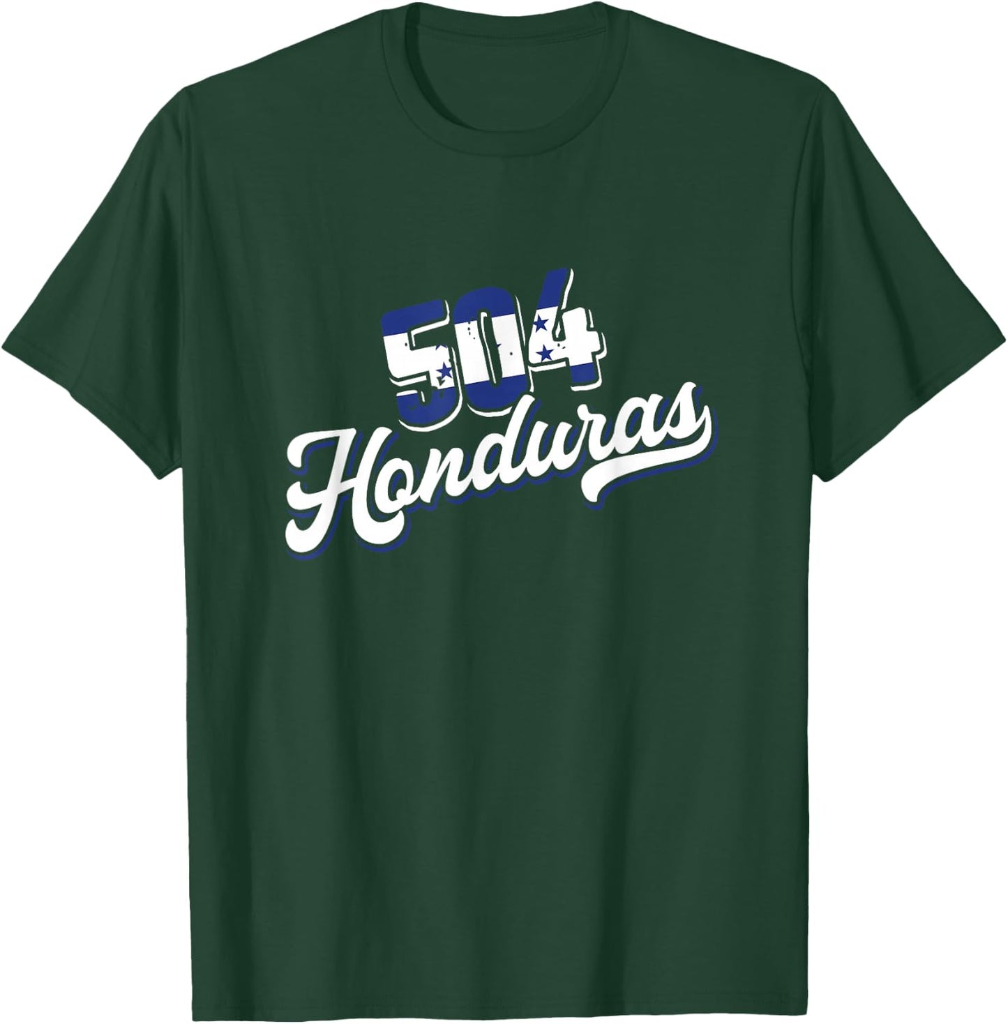 Republic Honduras Flag 504 | Central America | Tegucigalpa T-Shirt - T-Shirt | Forest
