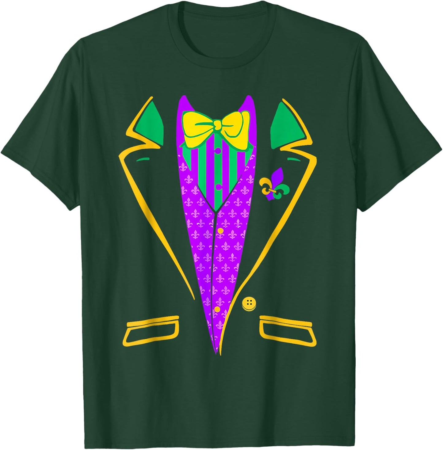 Cat Mom & Vegan Mardi-Gras-Shirt Tuxedo Vest Outfit , Small T-Shirt - T-Shirt | Forest