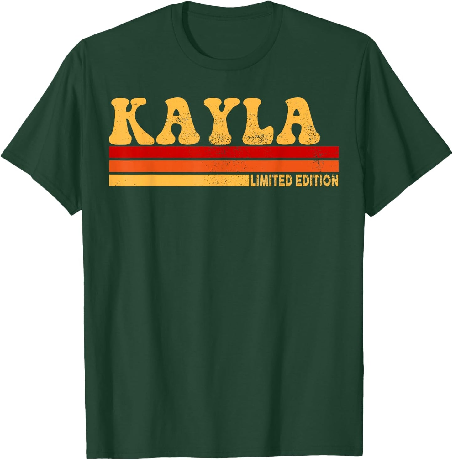 Kayla Name Personalized Cute Idea Women Vintage Kayla T-Shirt - T-Shirt | Forest