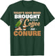 Green Cheek Conure, Good Coffee and Conure Parrot T-Shirt - T-Shirt | Forest