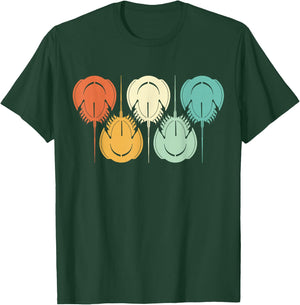 Retro Horseshoe Crabs T-Shirt - T-Shirt | Forest