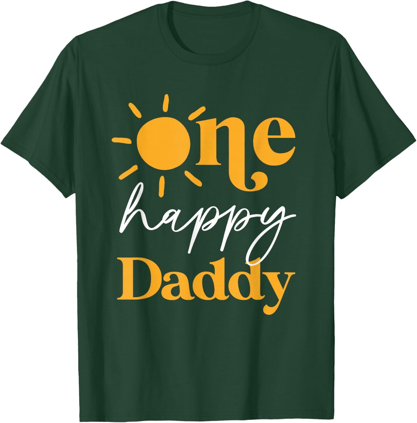 One Happy Daddy of The Birthday First Trip Around the Sun T-Shirt - T-Shirt | Forest
