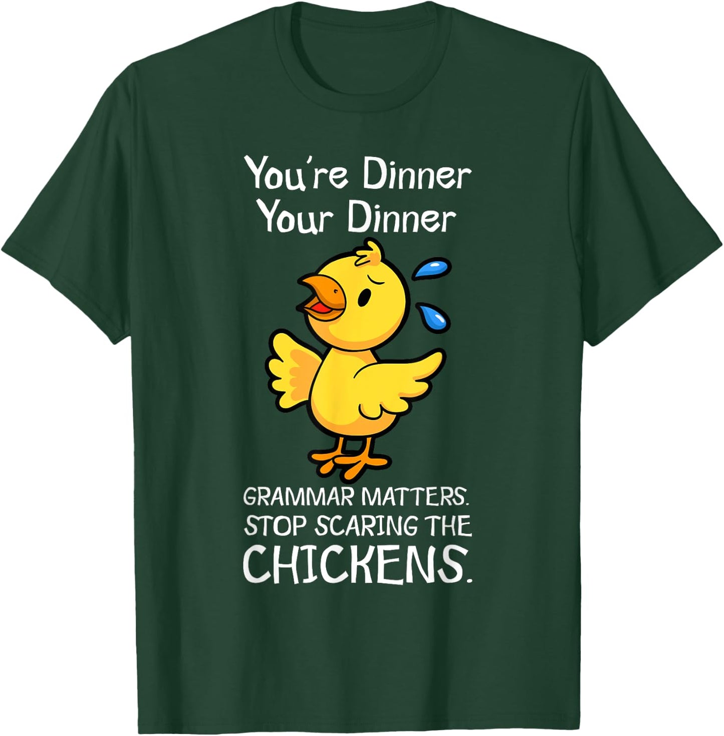 English Teacher Grammar Police Grammarians Instructors T-Shirt - T-Shirt | Forest