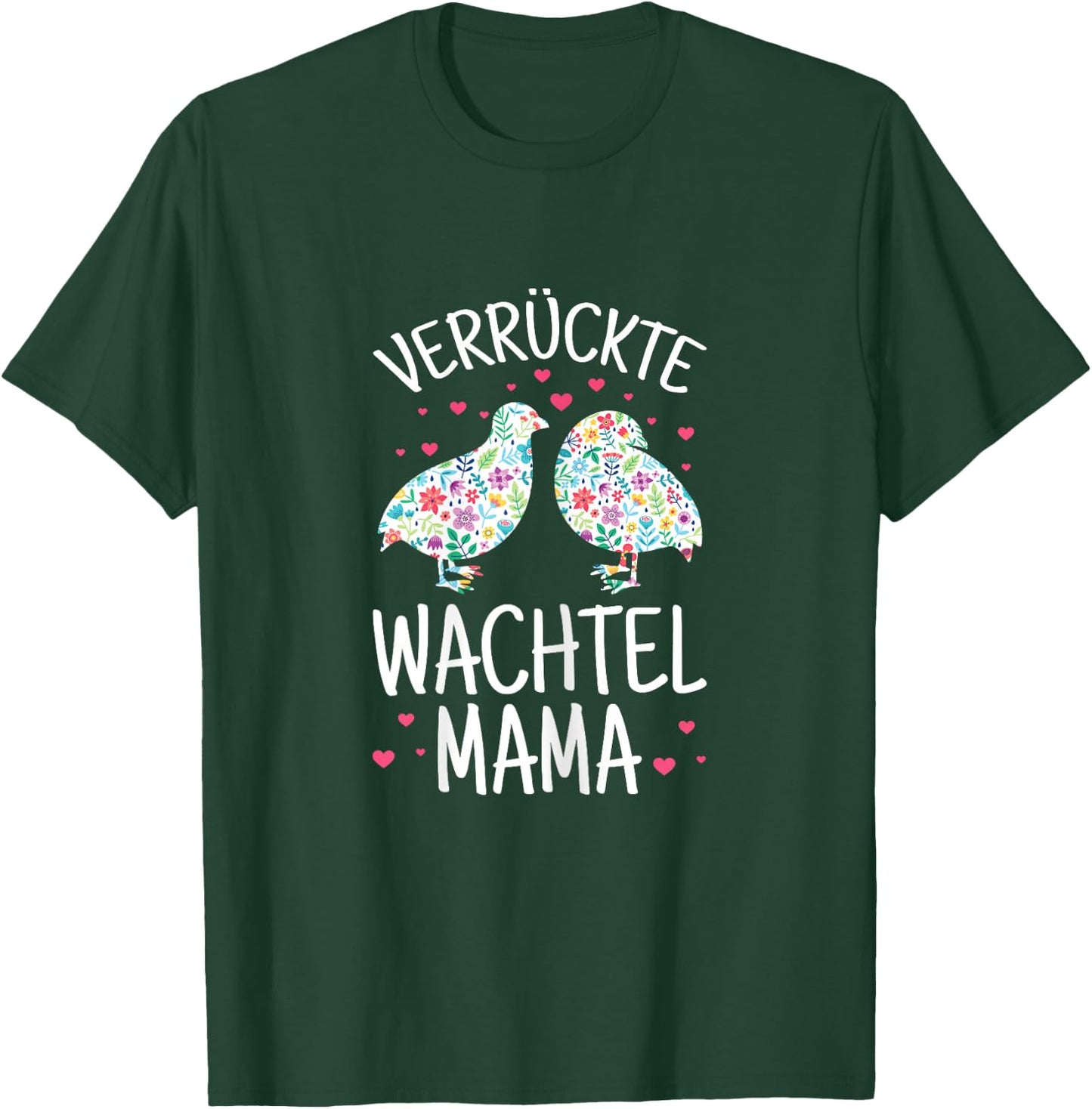Women's Crazy Quail Mum Quail Breeder Bird , black T-Shirt - T-Shirt | Forest