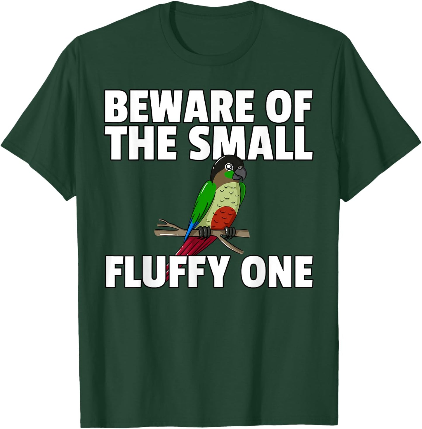 Green Cheek Conure T-Shirt - T-Shirt | Forest