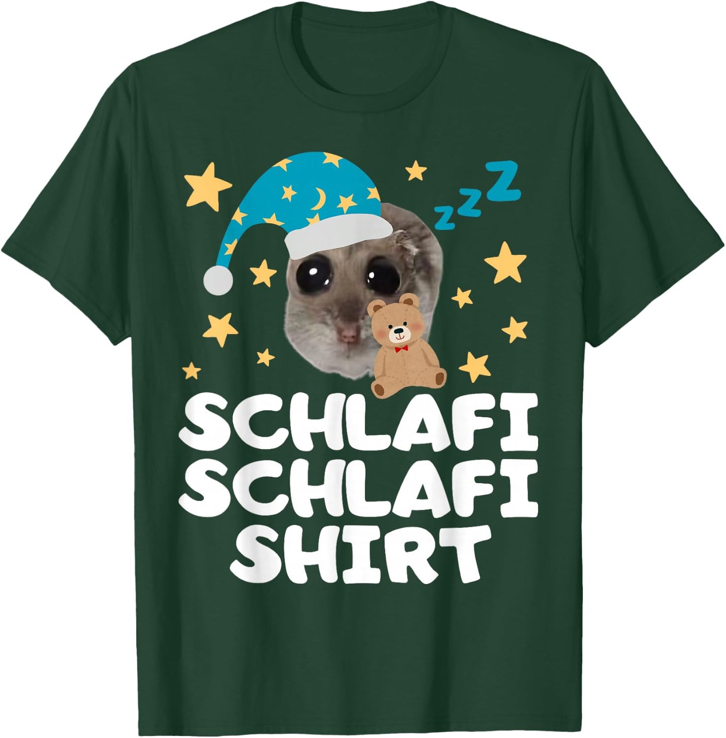 Hamsti Schlafi T-Shirt - T-Shirt | Forest