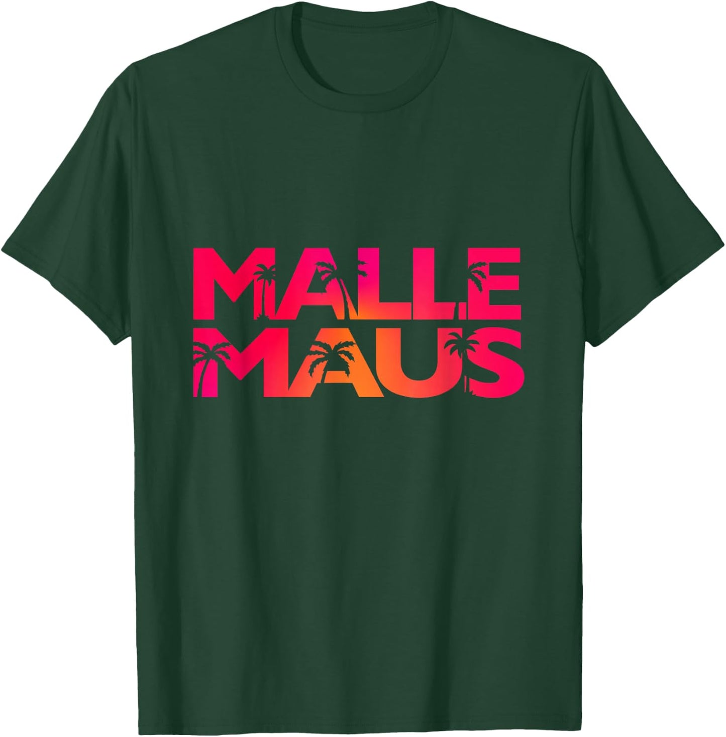 Malle Maus - Mallorca Party Outfit Junggesellinnenabschied T-Shirt - T-Shirt | Forest