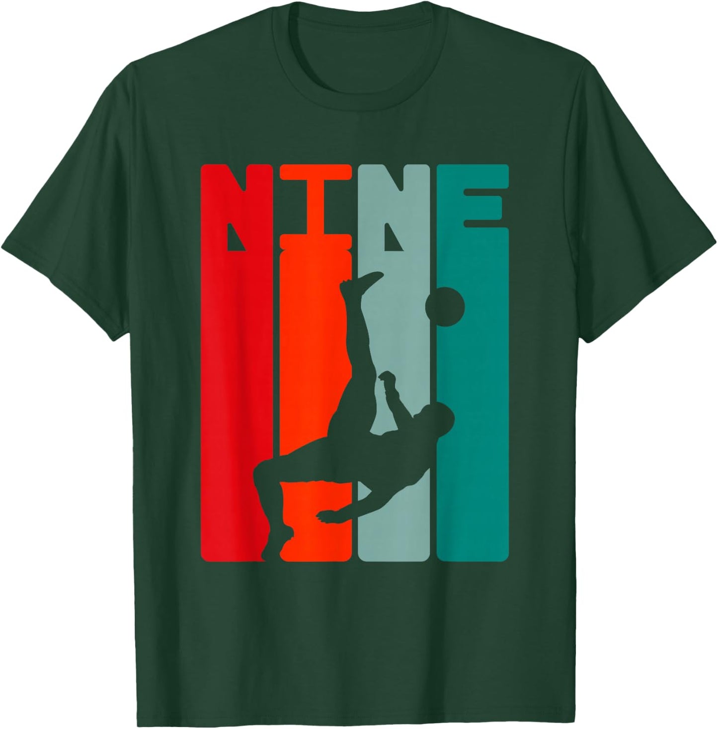 9. Geburtstag Fußballer 9 Jahre Fußball Jungs T-Shirt - T-Shirt | Forest