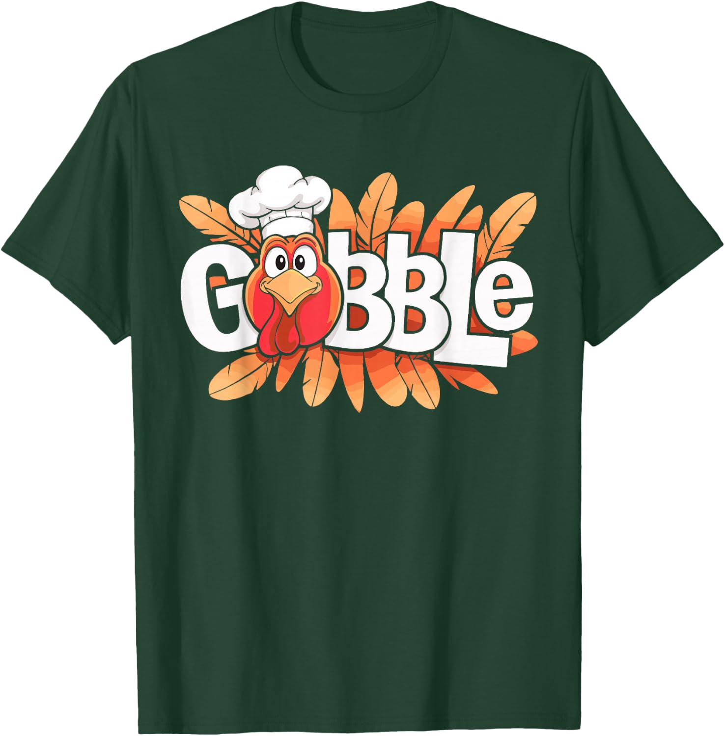 Gobble Shirt Adult Kids Men Women Happy Turkey Thanksgiving T-Shirt - T-Shirt | Forest