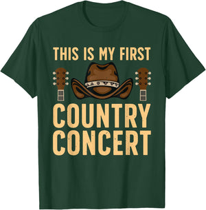 Cool Country Concert Art Women Country Music Lover T-Shirt - T-Shirt | Forest