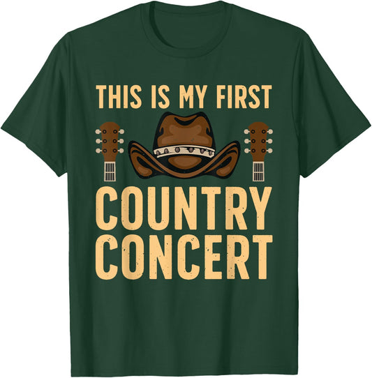 Cool Country Concert Art Women Country Music Lover T-Shirt - T-Shirt | Forest