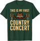 Cool Country Concert Art Women Country Music Lover T-Shirt - T-Shirt | Forest