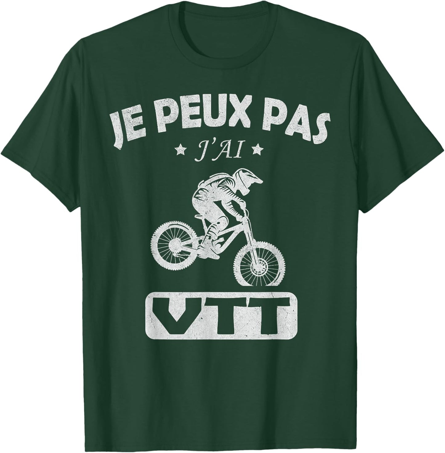 Je Peux pas j'ai mtb bike Bike cyclist Cycling mountain T-Shirt - T-Shirt | Forest