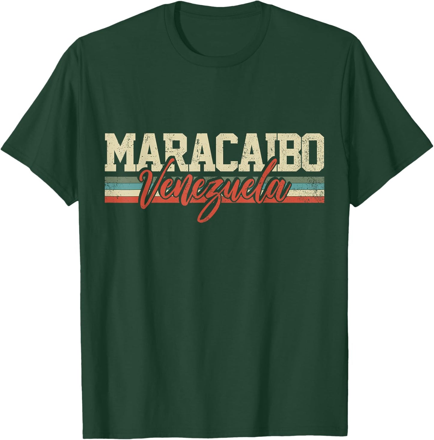 Maracaibo Venezuela Travel Souvenir Retro Gift T-Shirt - T-Shirt | Forest