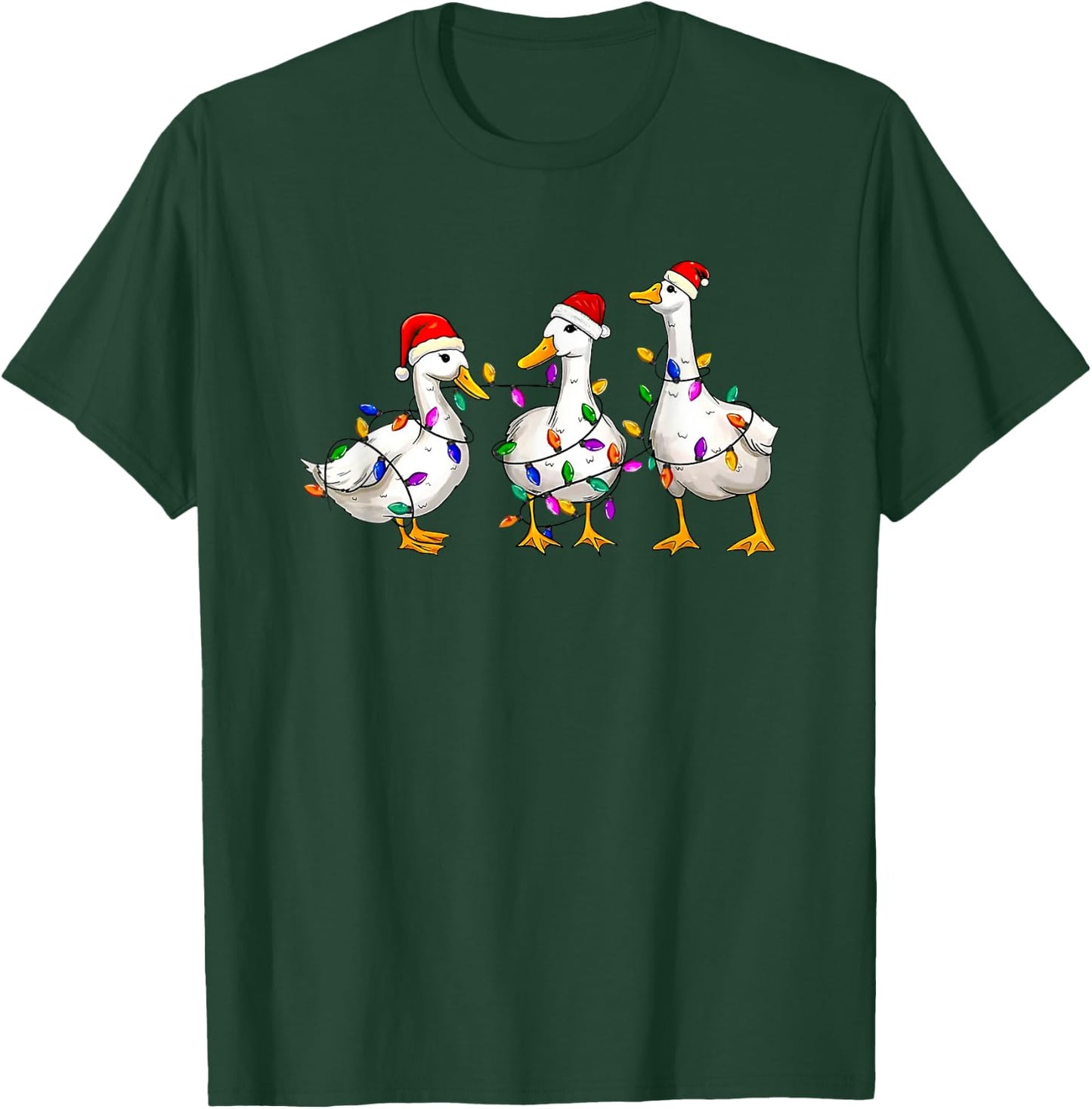 Christmas Duck Merry Christmas T-Shirt - T-Shirt | Forest