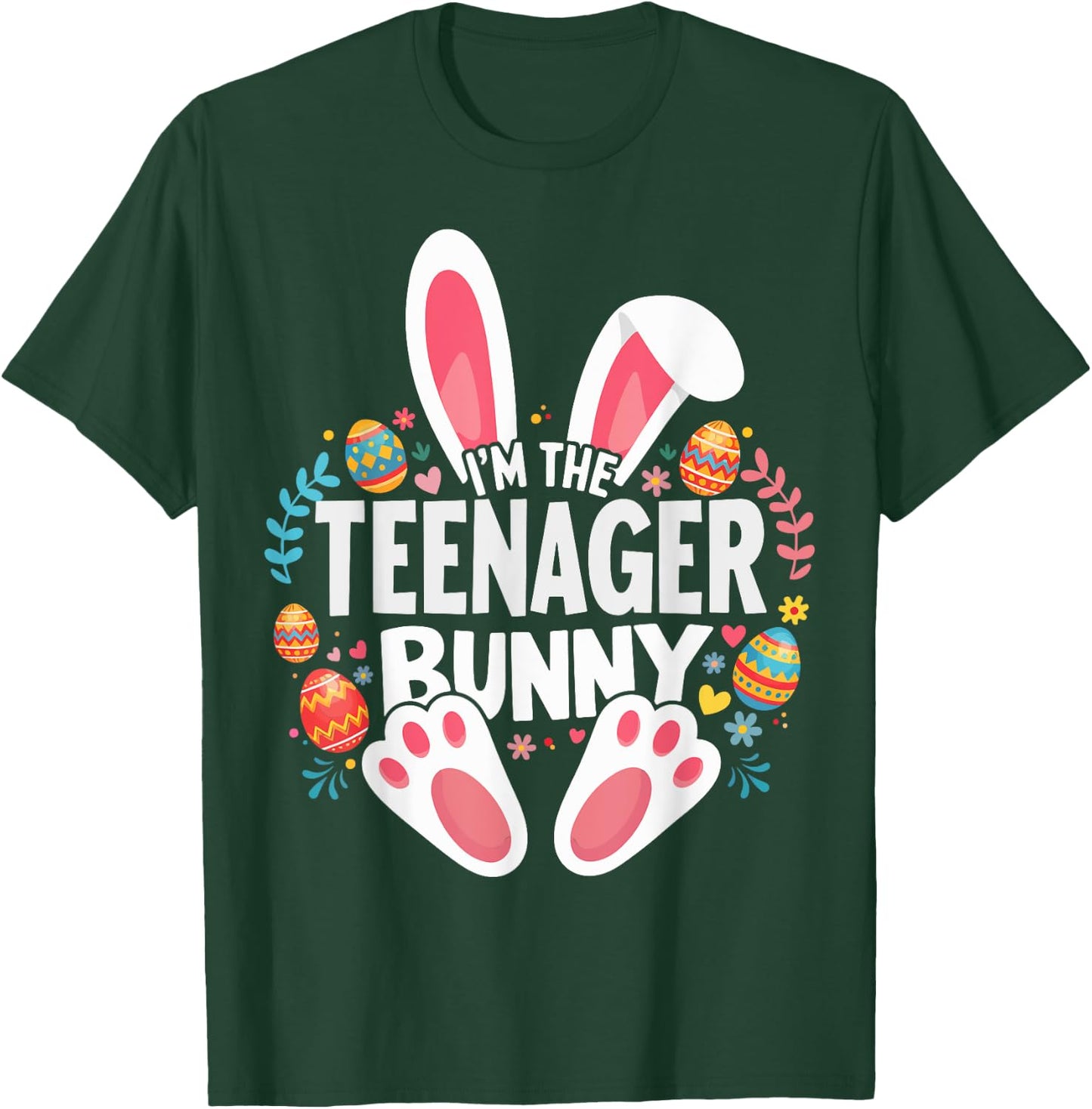 I'm The Teenager Bunny Matching Easter Family T-Shirt - T-Shirt | Forest