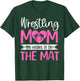 Wrestling Mom My Heart Is On The Mat Wrestler Mama T-Shirt - T-Shirt | Forest