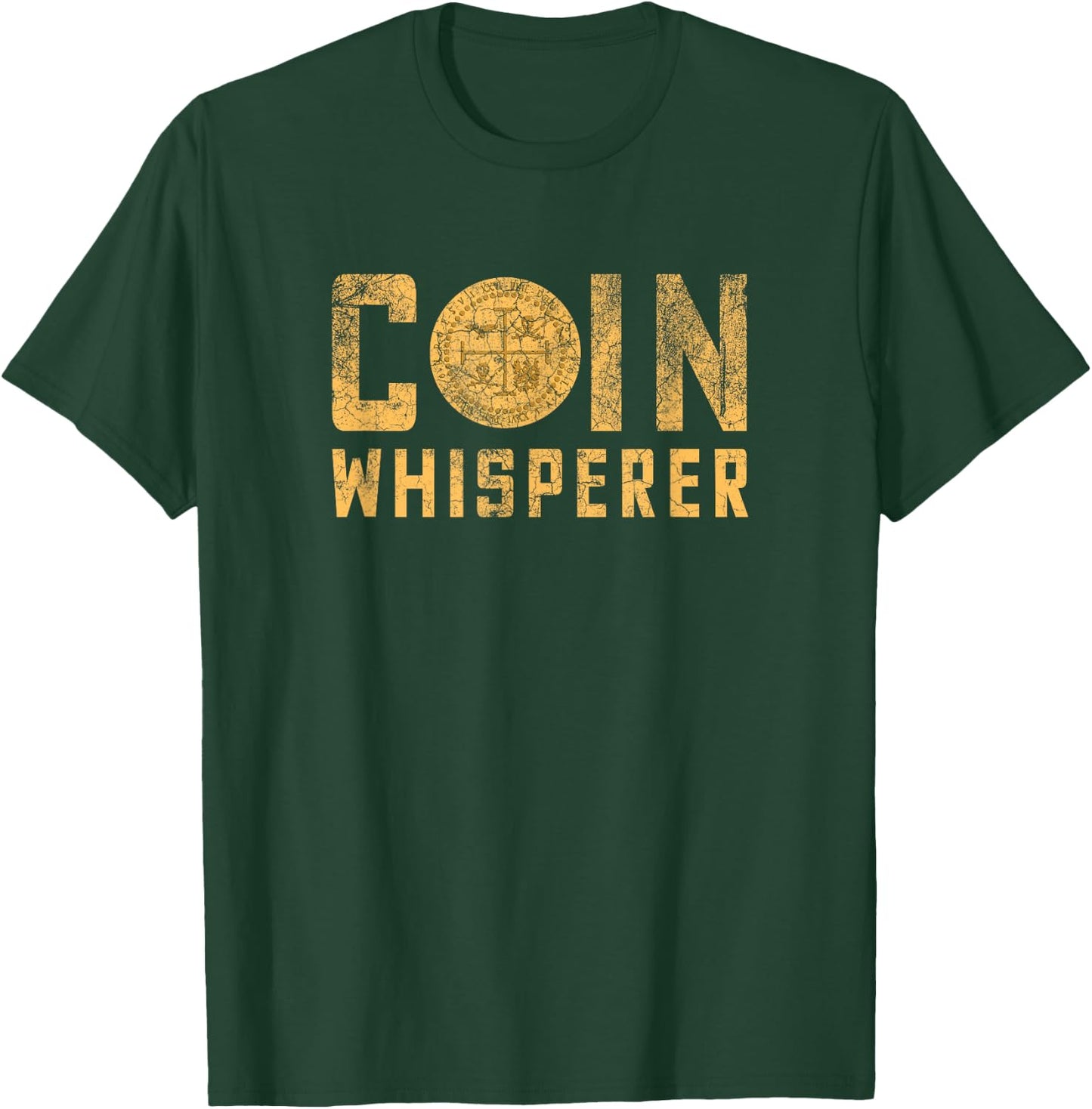 Coin Whisperer Design Metal Detecting Treasure Hunt Gift T-Shirt - T-Shirt | Forest