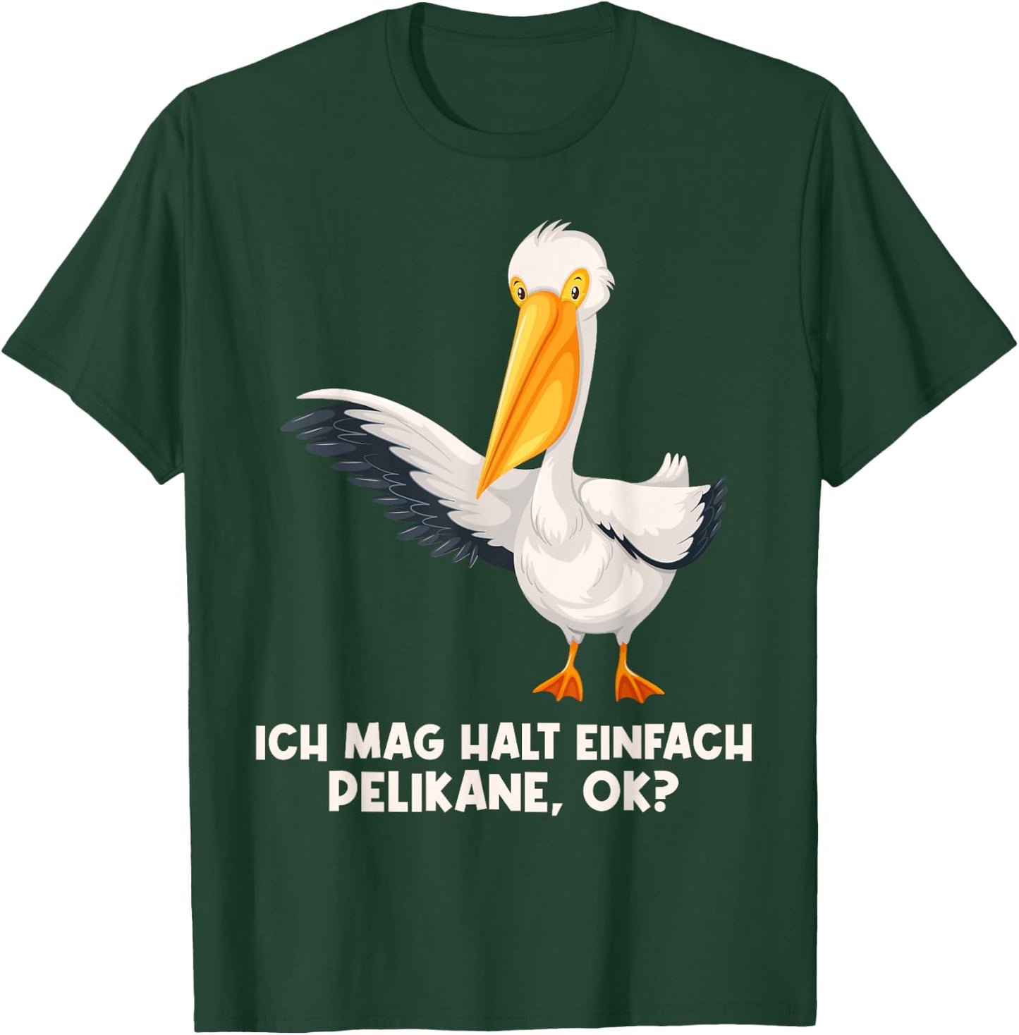 Ich mag halt einfach Pelikane Pelikan T-Shirt - T-Shirt | Forest
