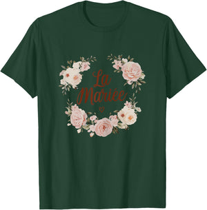 Women's EVJF Custom Team Bride Team Bride Witness Wedding , white, Female X-Small T-Shirt - T-Shirt | Forest