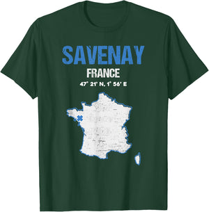 Savenay France Ville T-Shirt - T-Shirt | Forest